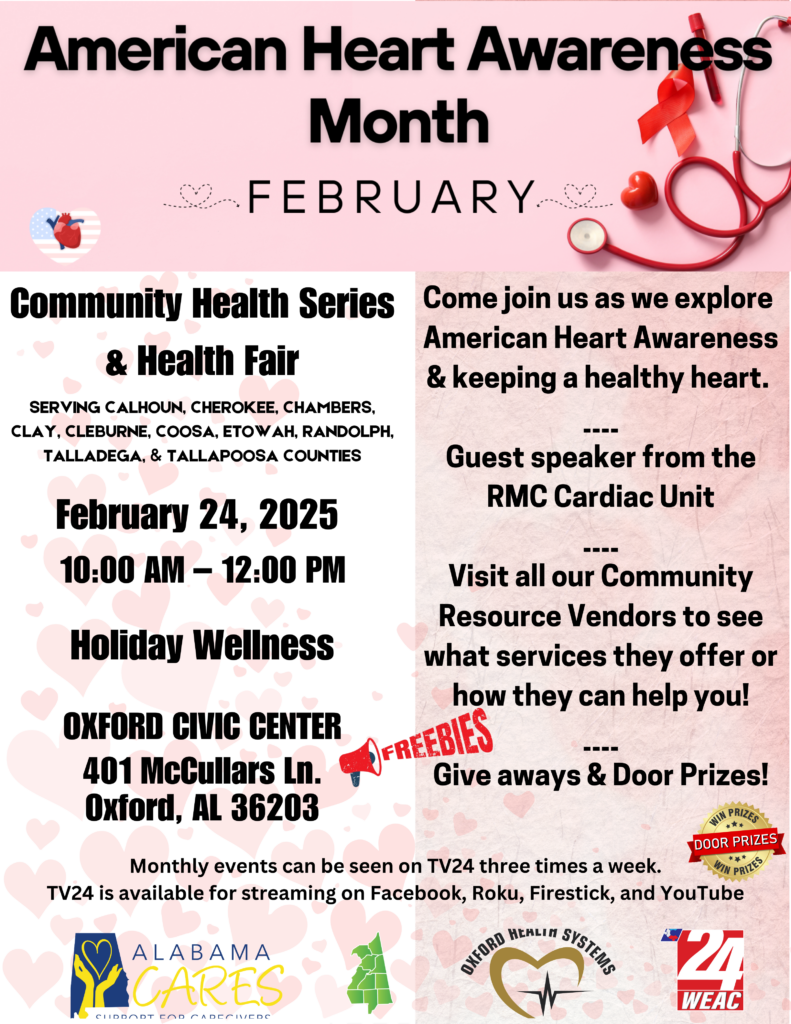 February 2025 community health series event. American Heart Awareness